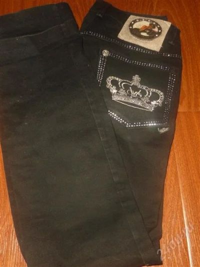 Лот: 1227261. Фото: 1. черные джинсы. Джинсы