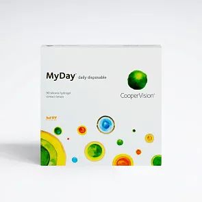 Лот: 25502859. Фото: 1. MyDay daily disposable (90 линз... Оправы для очков