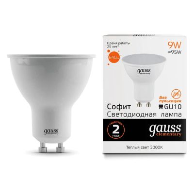 Лот: 24451479. Фото: 1. Светодиодные лампы Gauss Elementary... Лампочки