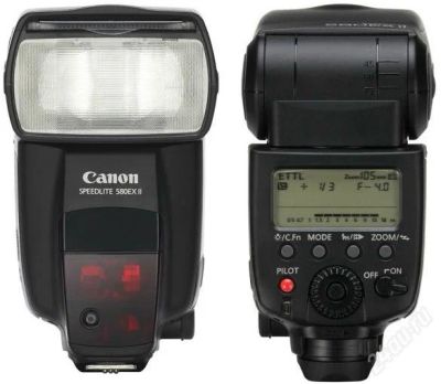 Лот: 3418611. Фото: 1. Фотовспышка Canon Speedlite 580EX... Вспышки, осветители, рассеиватели