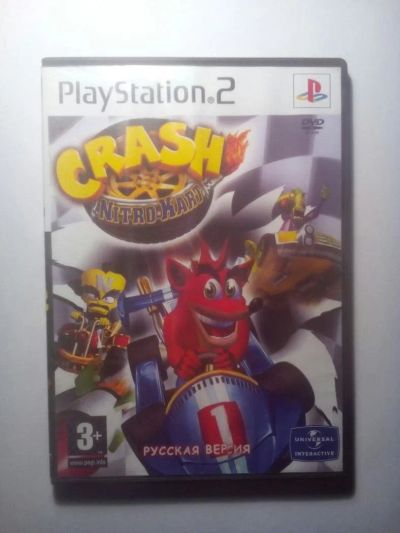 Лот: 10242779. Фото: 1. Диск для чипованой Ps2 "Crash... Игры для консолей