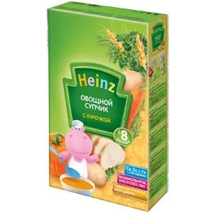 Лот: 3876608. Фото: 1. Хайнц овощной супчик с курочкой. Детское питание