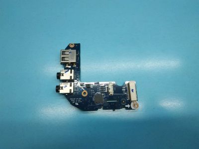 Лот: 16439503. Фото: 1. Б/У плата с разъемами USB, Audio... Платы расширения, контроллеры, доп. порты