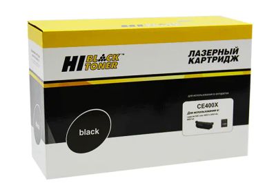 Лот: 19375766. Фото: 1. Картридж HP CE400X Black Hi-Black... Картриджи, расходные материалы