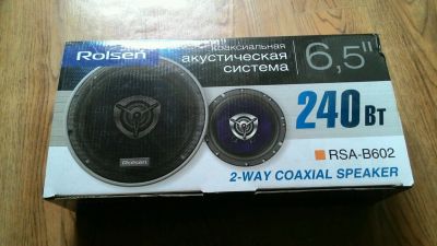 Лот: 5807854. Фото: 1. Продам автоколонки Rolsen rsa-b602. Акустика автомобильная
