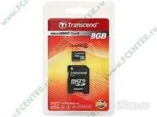 Лот: 1600180. Фото: 1. Карта памяти MicroSd/SDHC 8Gb... Карты памяти