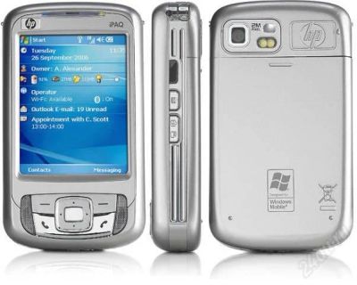 Лот: 856103. Фото: 1. Коммуникатор HP iPAQ rw6815. Смартфоны