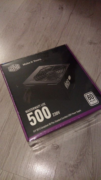 Лот: 16995417. Фото: 1. Блок питания Cooler Master 500wt. Корпуса, блоки питания