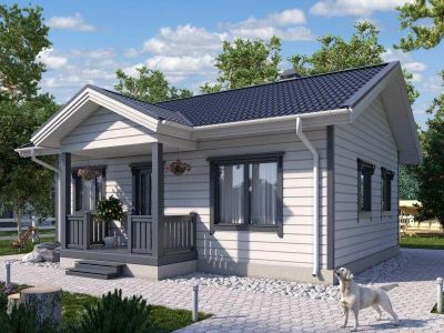 Лот: 11862657. Фото: 1. Каркасный дом 50 м2 под ключ. Срубы, бани, дома
