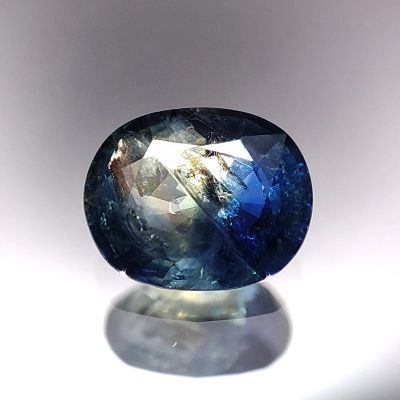 Лот: 21558203. Фото: 1. 1.78 ct. Сапфир овал. НЕ гретый... Драгоценные и поделочные камни