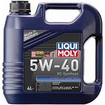 Лот: 10536273. Фото: 1. Liqui Moly Optimal Synth 5W-40... Масла, жидкости