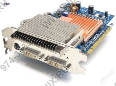 Лот: 1499486. Фото: 1. PCI-E GIGABYTE GV-NX76T256D-RH... Видеокарты