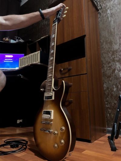 Лот: 15496378. Фото: 1. Электрогитара Les Paul Cort CR300-ATB... Гитары