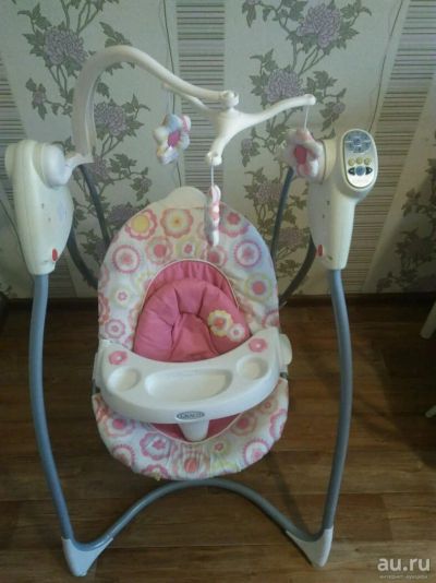 Лот: 10552486. Фото: 1. Элекрокачели Graco. Ходунки, прыгунки, качели