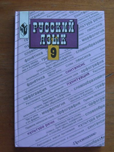 Лот: 21126667. Фото: 1. Русский язык. 9 класс. 2003. Для школы