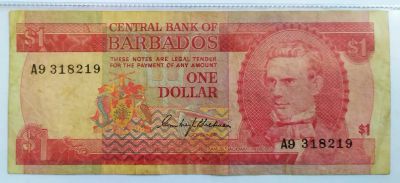 Лот: 20981017. Фото: 1. Барбадос 1 доллар 1973. Америка