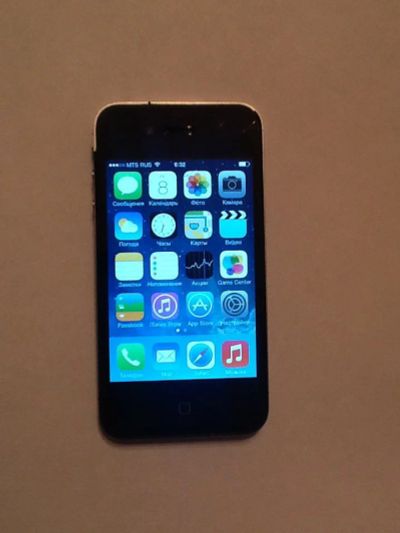 Лот: 3375970. Фото: 1. Iphone 4GS 16gb оригинал, хорошее... Смартфоны