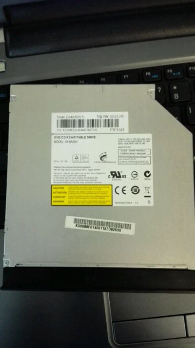 Лот: 6060300. Фото: 1. Привод DVD+/-RW для ноутбука SATA... Приводы CD, DVD, BR, FDD