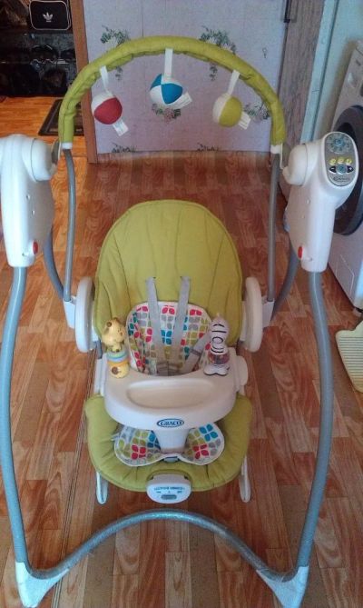 Лот: 4064170. Фото: 1. Качеля шезлонг GRACO. Ходунки, прыгунки, качели