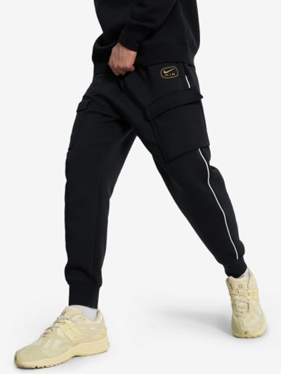 Лот: 24893228. Фото: 1. Брюки мужские Nike, Черный. Спортивные брюки, штаны