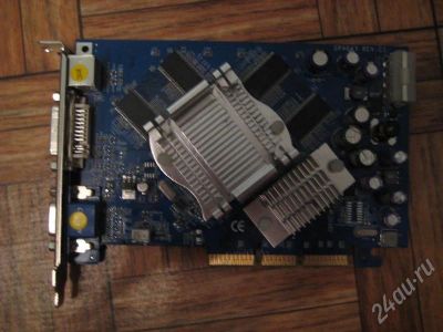 Лот: 164260. Фото: 1. Видеокарта AGP: GEFORCE-FX 6600... Видеокарты
