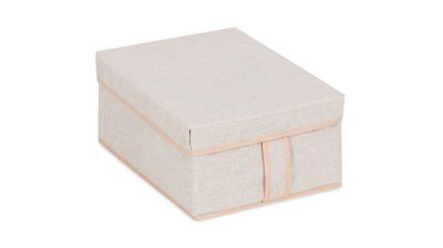 Лот: 24570556. Фото: 1. Короб для хранения Box, цвет бежевый. Корзины, контейнеры