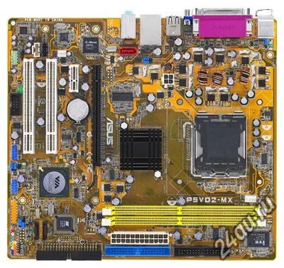 Лот: 5543508. Фото: 1. Материнская плата ASUS P5VD2-MX. Материнские платы