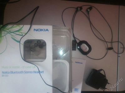 Лот: 2614244. Фото: 1. Bluetooth стерео гарнитура Nokia... Красноярск