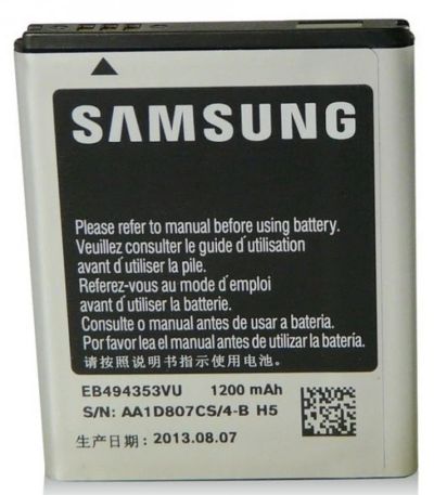 Лот: 14751288. Фото: 1. АКБ для Samsung EB494353VU ( S7230... Аккумуляторы