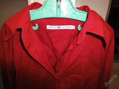 Лот: 2098615. Фото: 1. Рубашка Tommy Hilfiger, р.42-44. Блузы, рубашки, водолазки