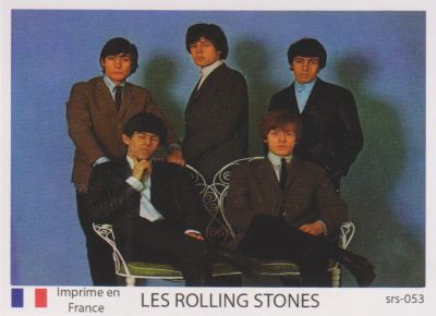 Лот: 10614468. Фото: 1. Rolling Stones коллекционная карточка... Наклейки, фантики, вкладыши