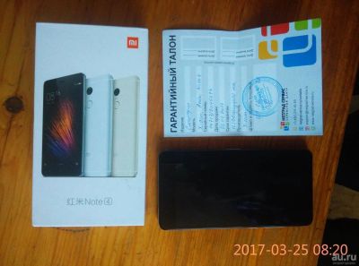 Лот: 9382419. Фото: 1. Xiaomi Redmi Note 4 3/32. Смартфоны