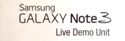 Лот: 3956635. Фото: 1. Samsung Galaxy Note 3 Live Demo... Смартфоны