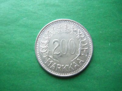Лот: 18839837. Фото: 1. Финляндия 200 марок 1956 г.,серебро... Европа