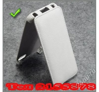 Лот: 2775311. Фото: 1. Чехол Книжка iPhone 5 (Белый). Чехлы, бамперы