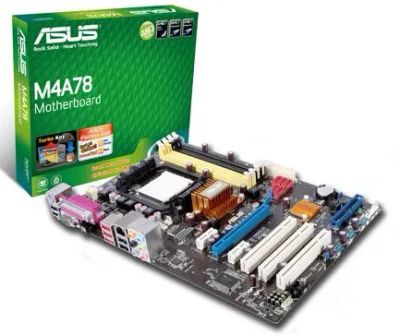Лот: 19858242. Фото: 1. Комплект Мать Asus m4a78 + Камень... Комплекты запчастей