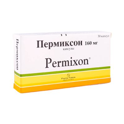 Лот: 23988607. Фото: 1. Пермиксон капс. 160мг №30. Лекарства