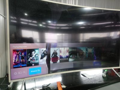 Лот: 20405410. Фото: 1. 49" 4K Curved Smart TV UE49KU6510U... Телевизоры