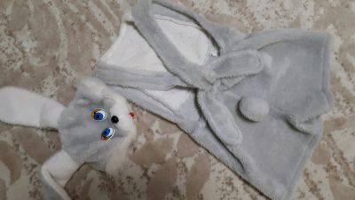 Лот: 12828793. Фото: 1. Новогодний костюм зайчика на любой... Детские карнавальные, праздничные костюмы