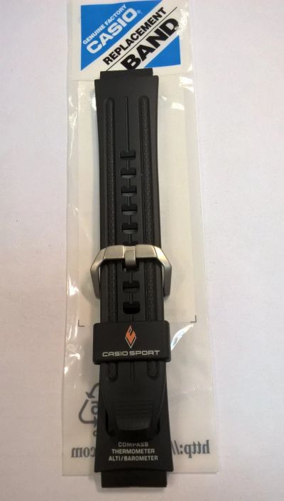 Лот: 11632464. Фото: 1. Ремень часов, пластик CASIO PRG-80-1V... Ремешки, браслеты