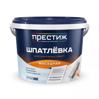 Лот: 24085277. Фото: 1. Шпатлевка Престиж, акриловая... Смеси, шпатлевки, цемент