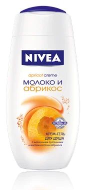 Лот: 11718778. Фото: 1. Nivea Молоко И Абрикос Крем-гель... Уход за телом