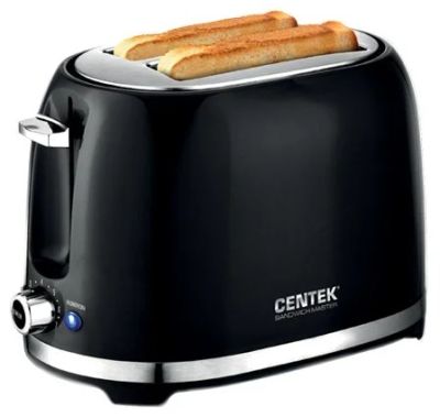 Лот: 15194437. Фото: 1. Тостер Centek СТ-1432 BLACK 850Вт... Кухонная