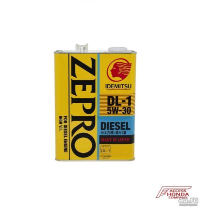 Лот: 10535522. Фото: 1. Idemitsu Zepro Diesel DL-1 5W30... Масла, жидкости