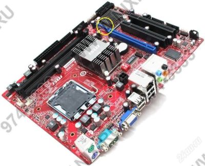 Лот: 2249707. Фото: 1. MSI_G31TM-P35+1.5 GB оперативной... Материнские платы