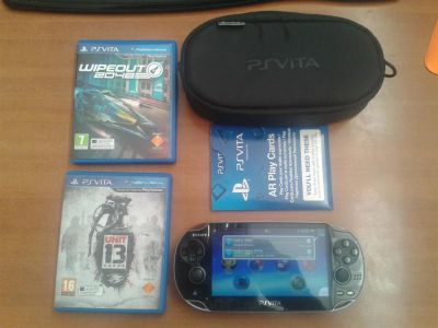 Лот: 3931221. Фото: 1. PS Vita карта на 4Гб + UNIT 13... Игровые приставки, консоли