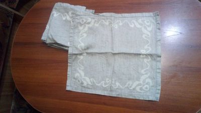 Лот: 18211762. Фото: 1. Салфетки на стол. Скатерти, салфетки