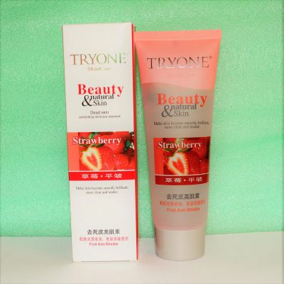 Лот: 18036176. Фото: 1. Скрабы для тела TRYONE - Клубника. Уход за телом