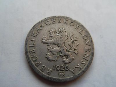 Лот: 7103073. Фото: 1. Чехословакия 20 геллеров 1926. Европа