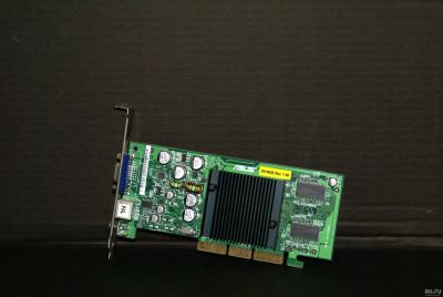 Лот: 18546220. Фото: 1. Видеокарта AGP ASUS v9180se. Видеокарты